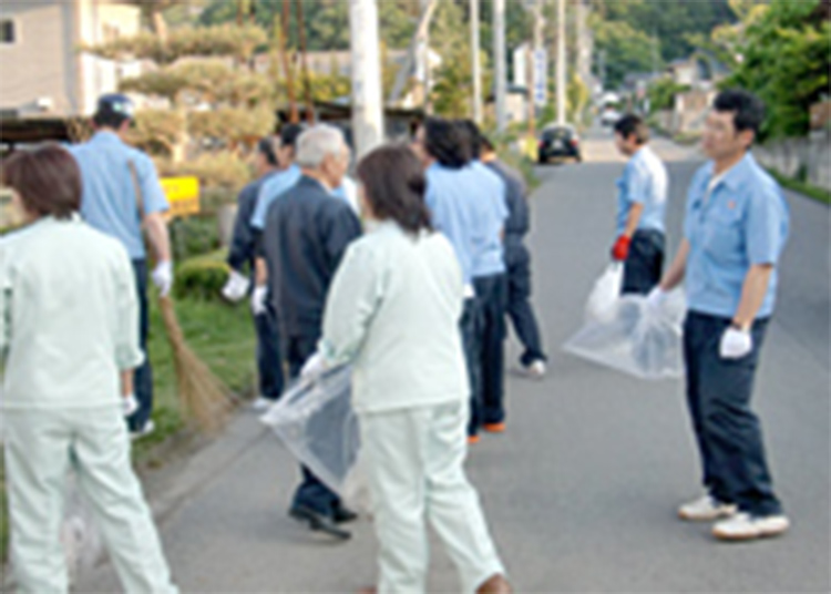 長野工場 近隣清掃活動