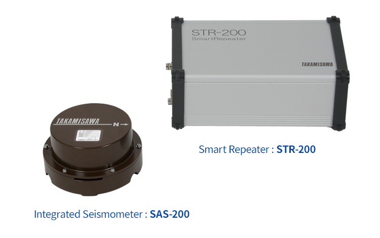 Developed Smart Seismometer STR-200 Series