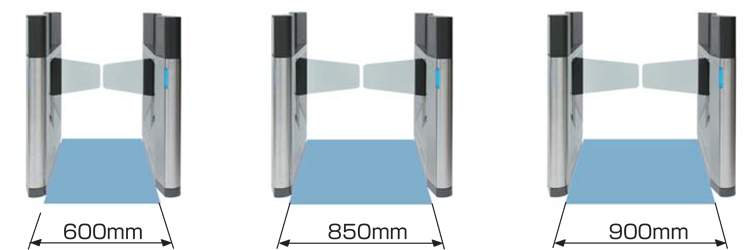 セキュリティゲート 通路幅