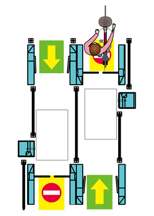 入口・出口ゲートの動作の仕組み